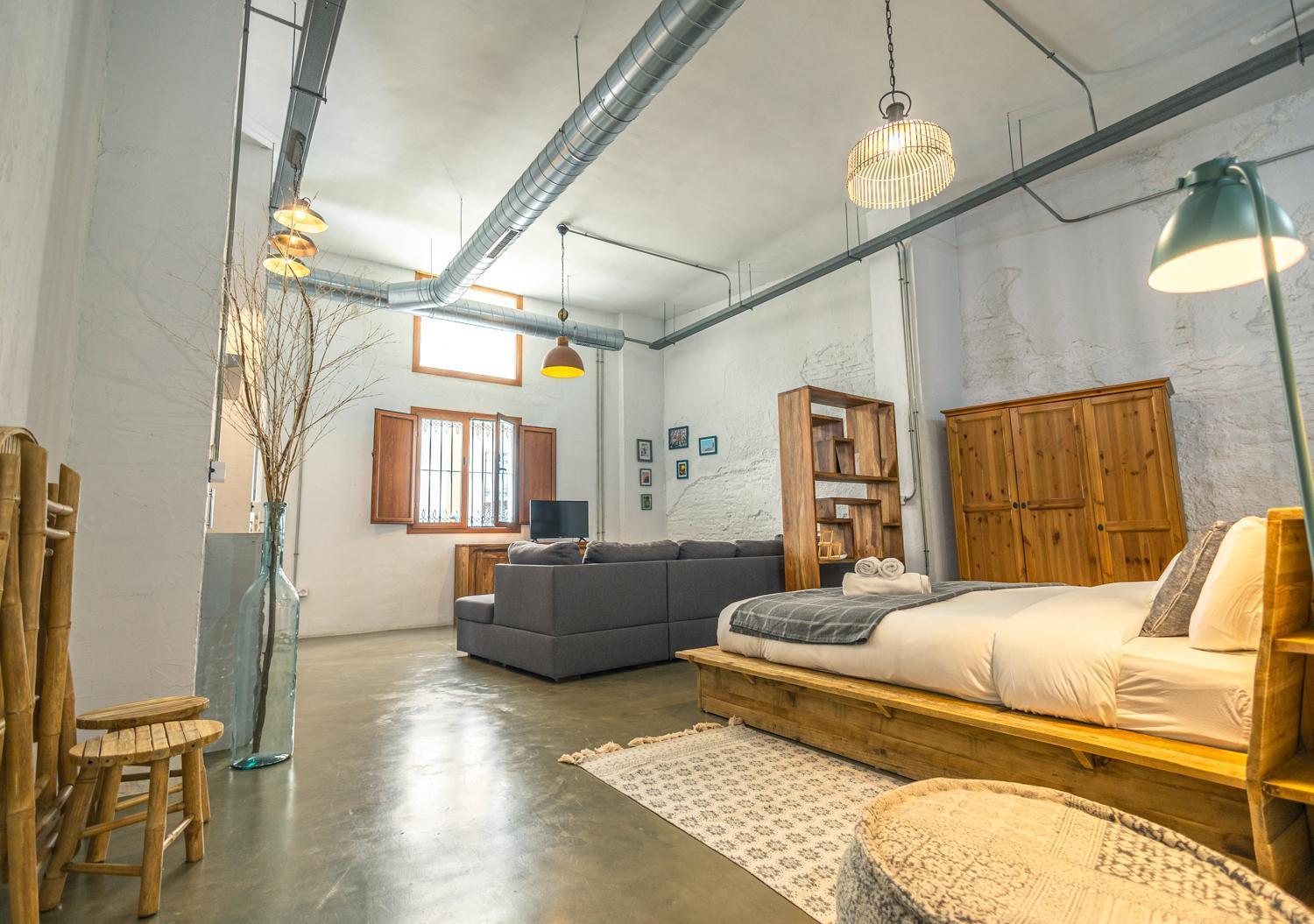 Appartement Loft-Style Ground Floor Flat à Séville Extérieur photo