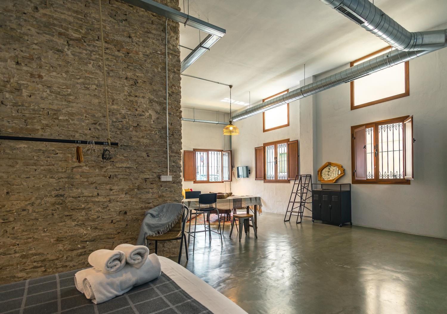 Appartement Loft-Style Ground Floor Flat à Séville Extérieur photo