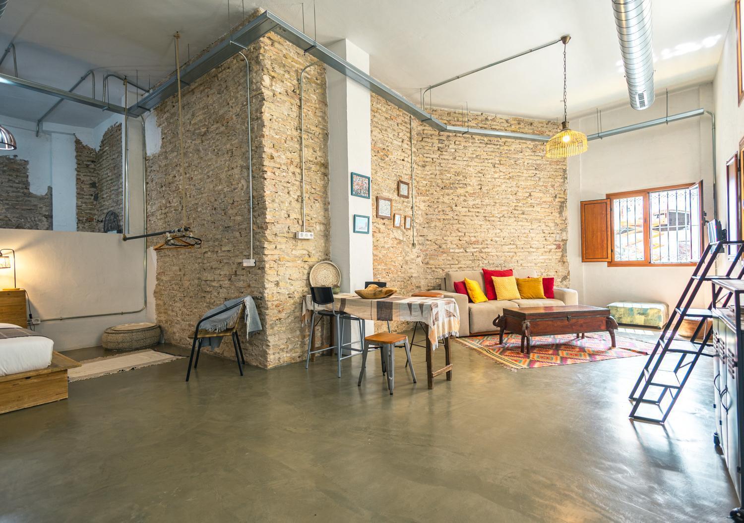 Appartement Loft-Style Ground Floor Flat à Séville Extérieur photo