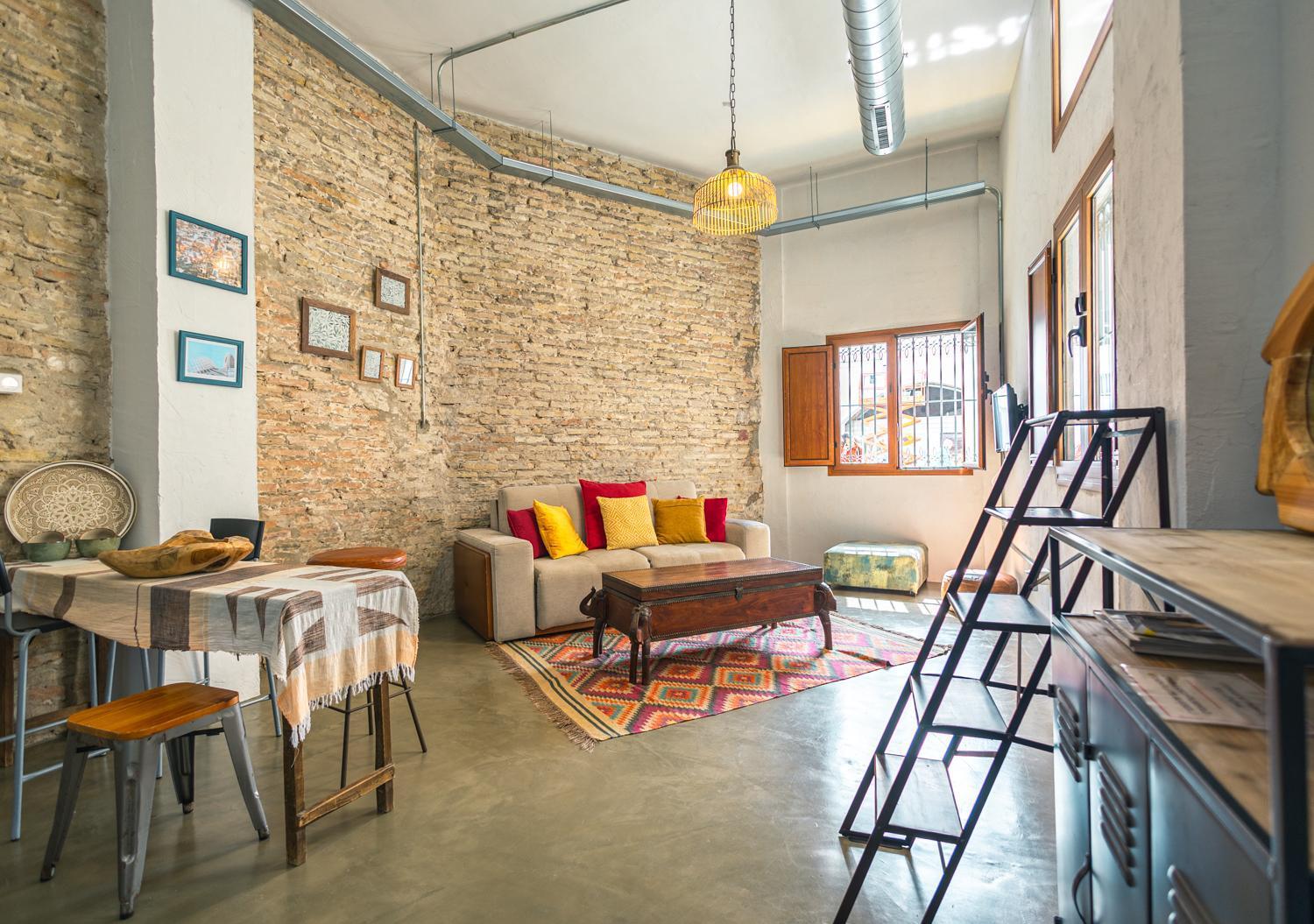 Appartement Loft-Style Ground Floor Flat à Séville Extérieur photo